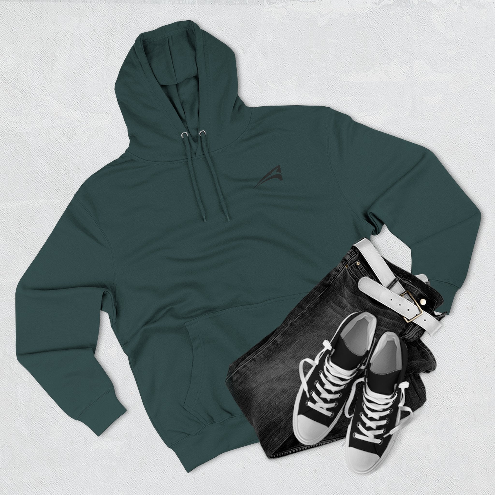 Plain unisex hoodie