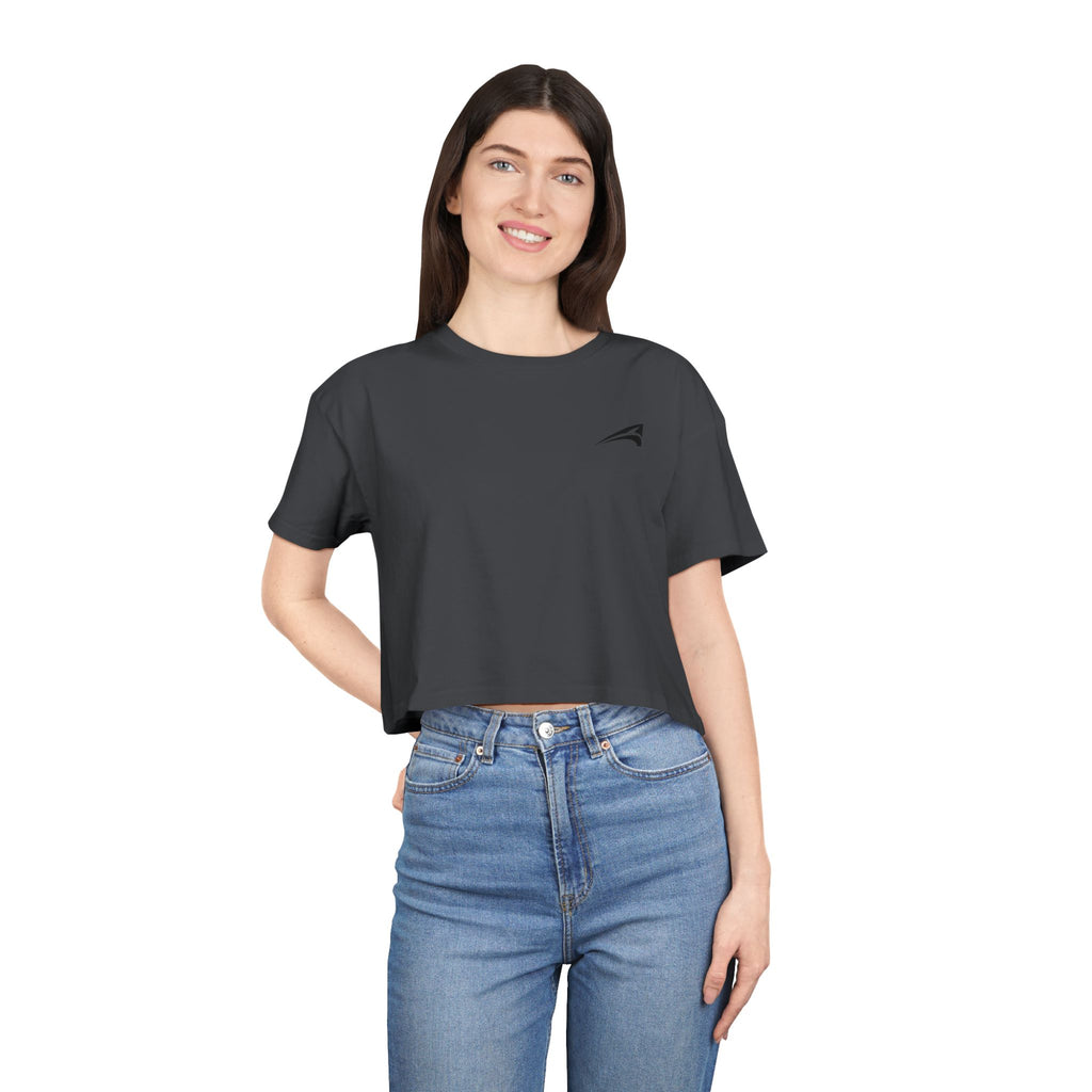 Plain women's crop tee