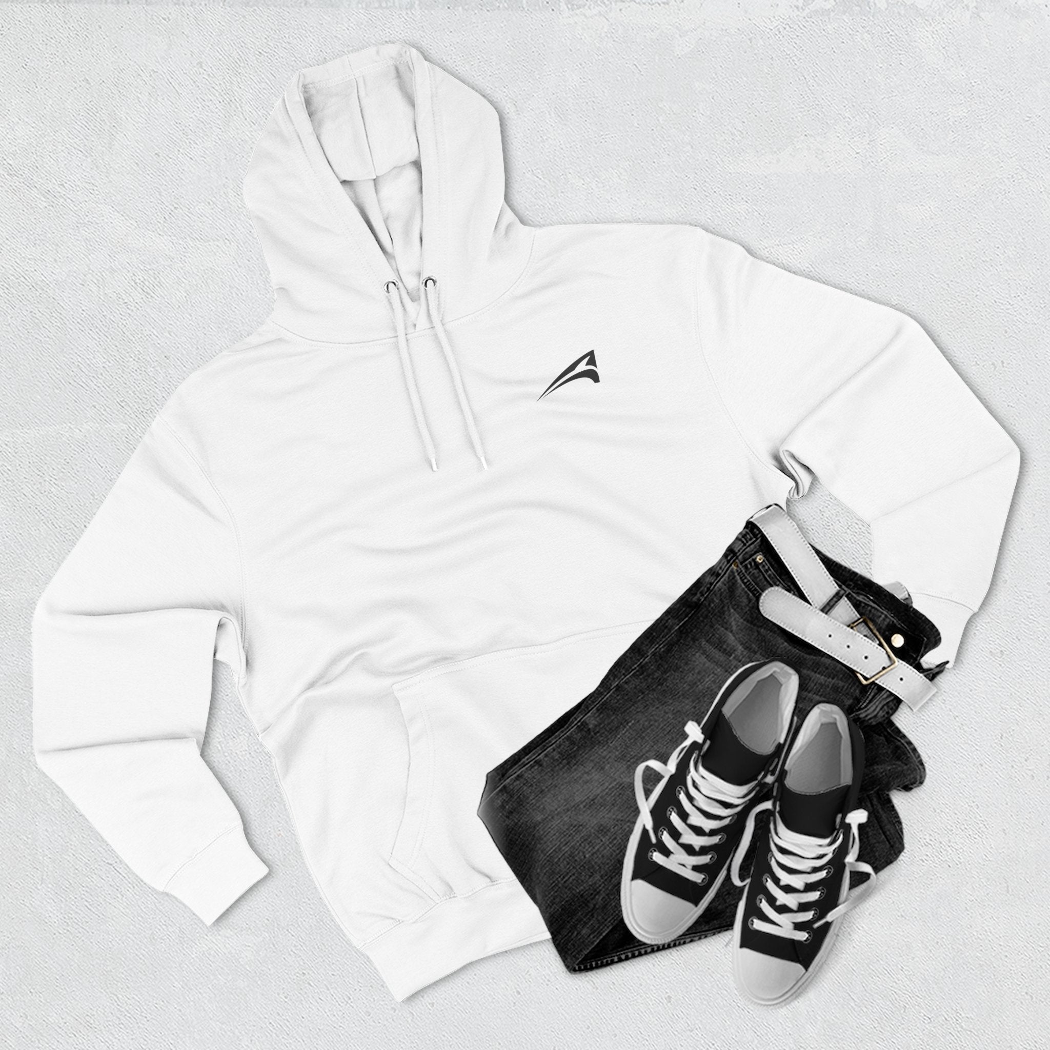 Plain unisex hoodie