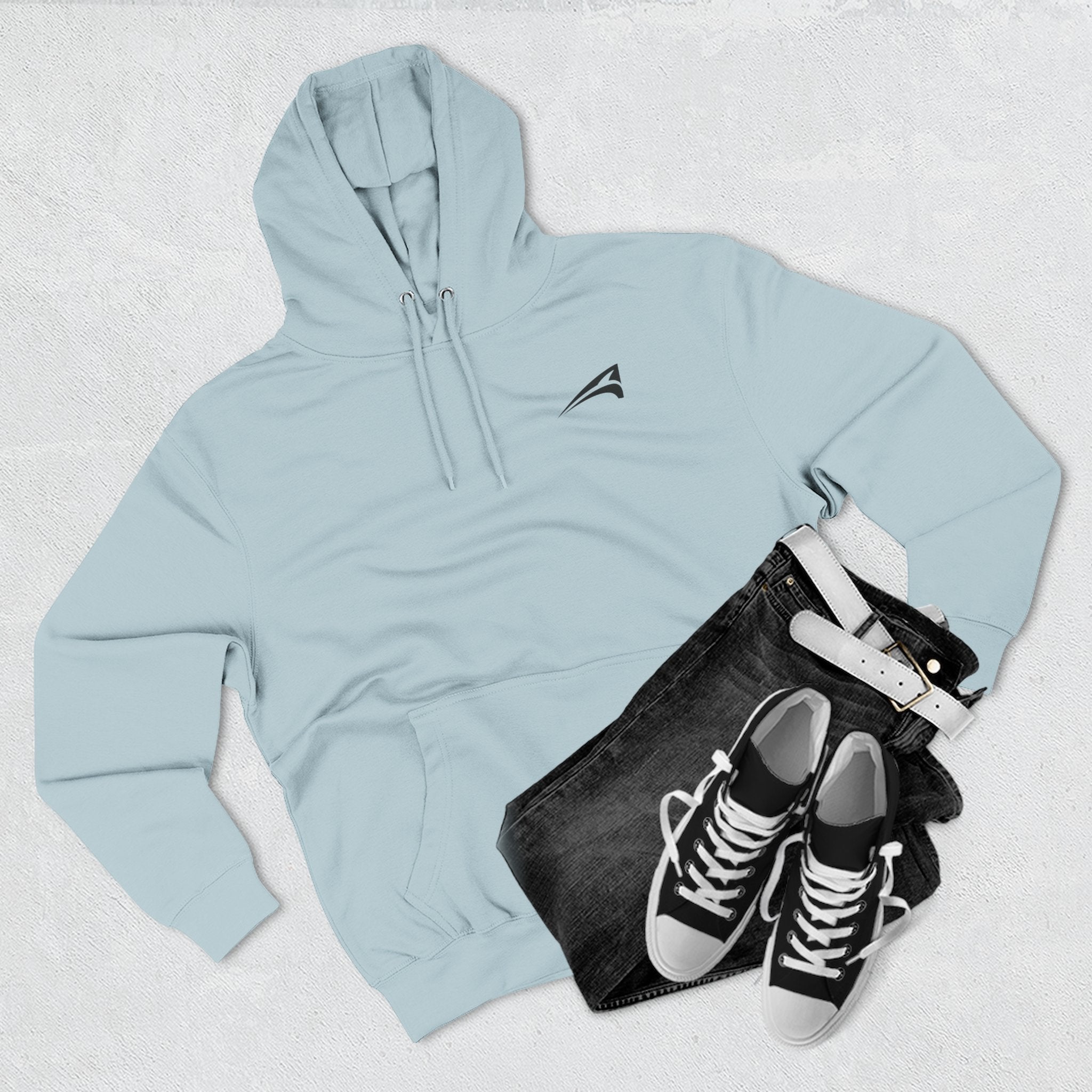 Plain unisex hoodie