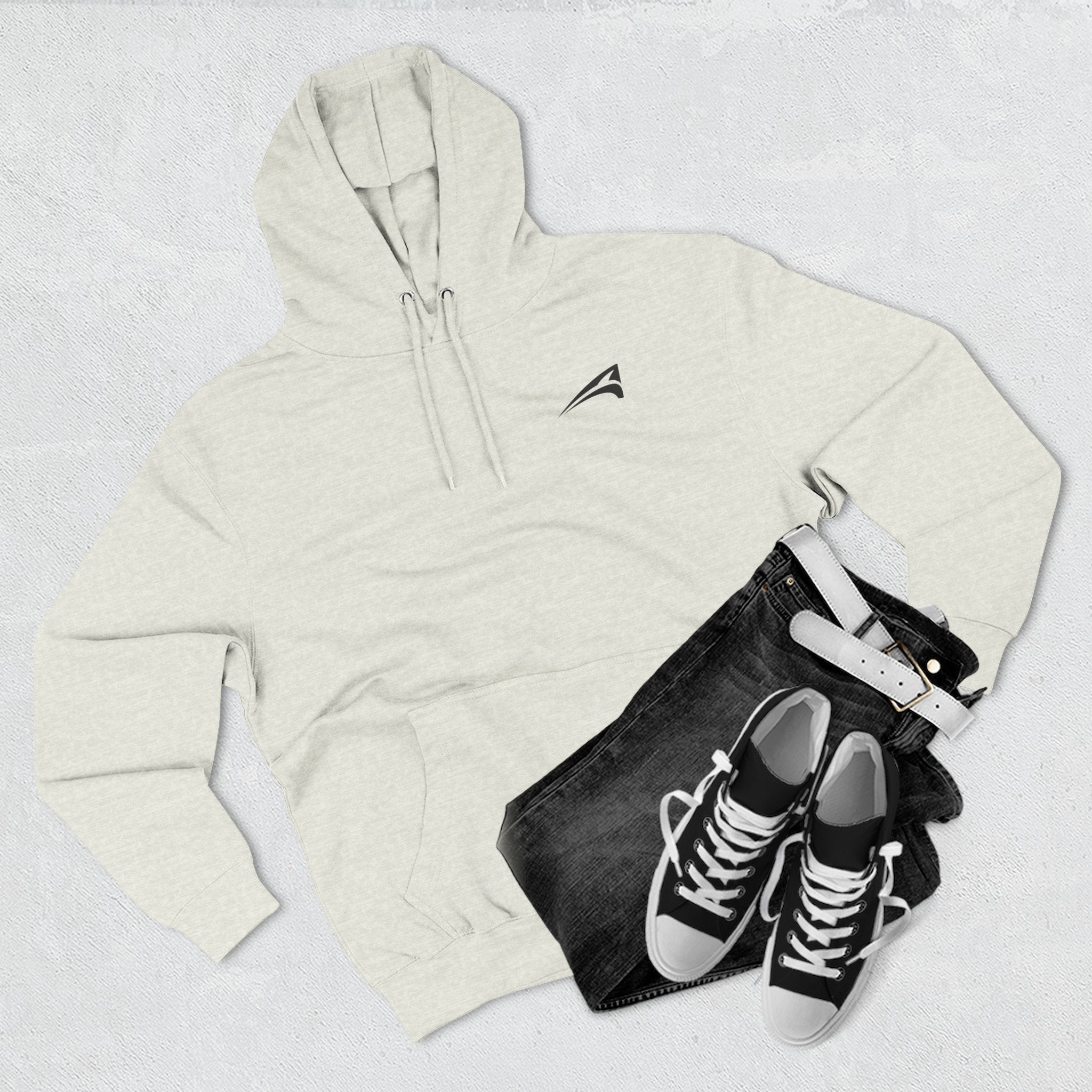 Plain unisex hoodie