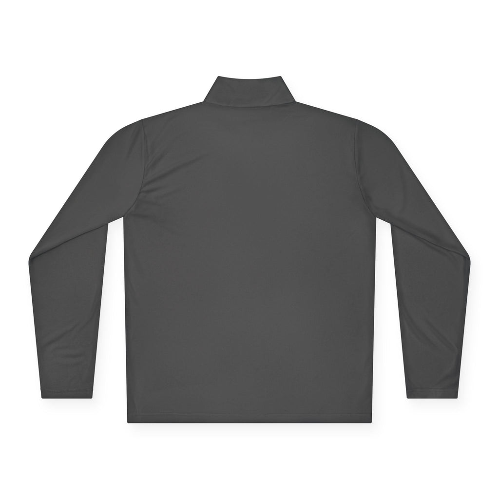 Plain unisex quarter zip pullover