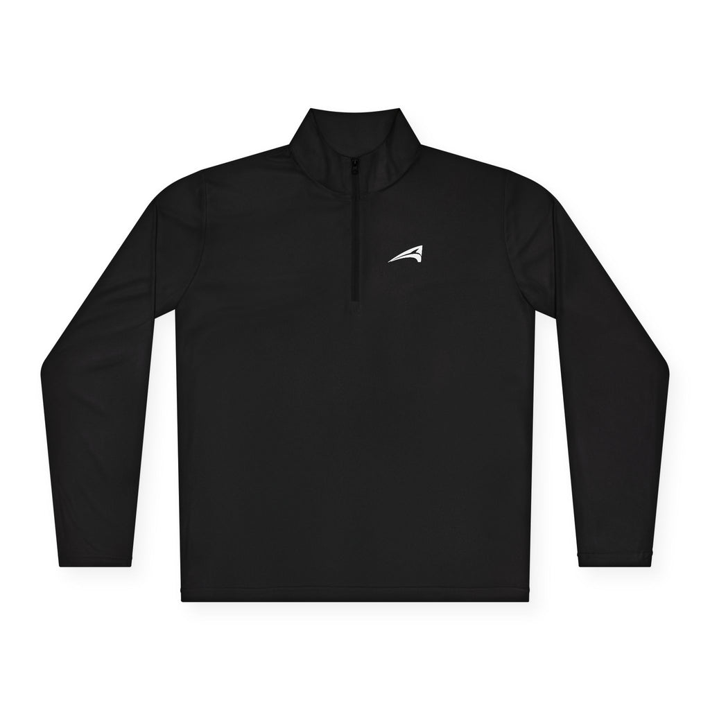 Plain unisex quarter zip pullover