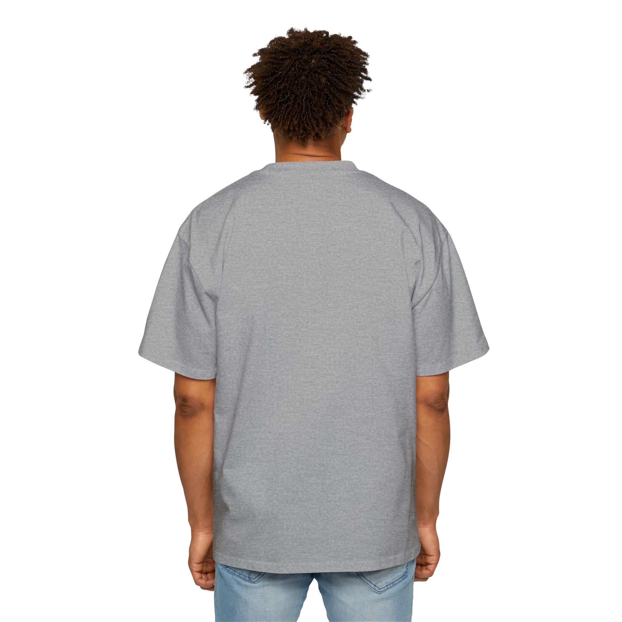 Plain unisex oversized tee