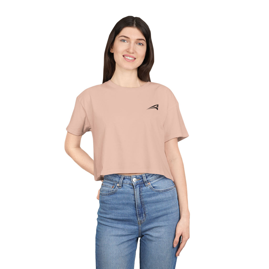 Plain women's crop tee