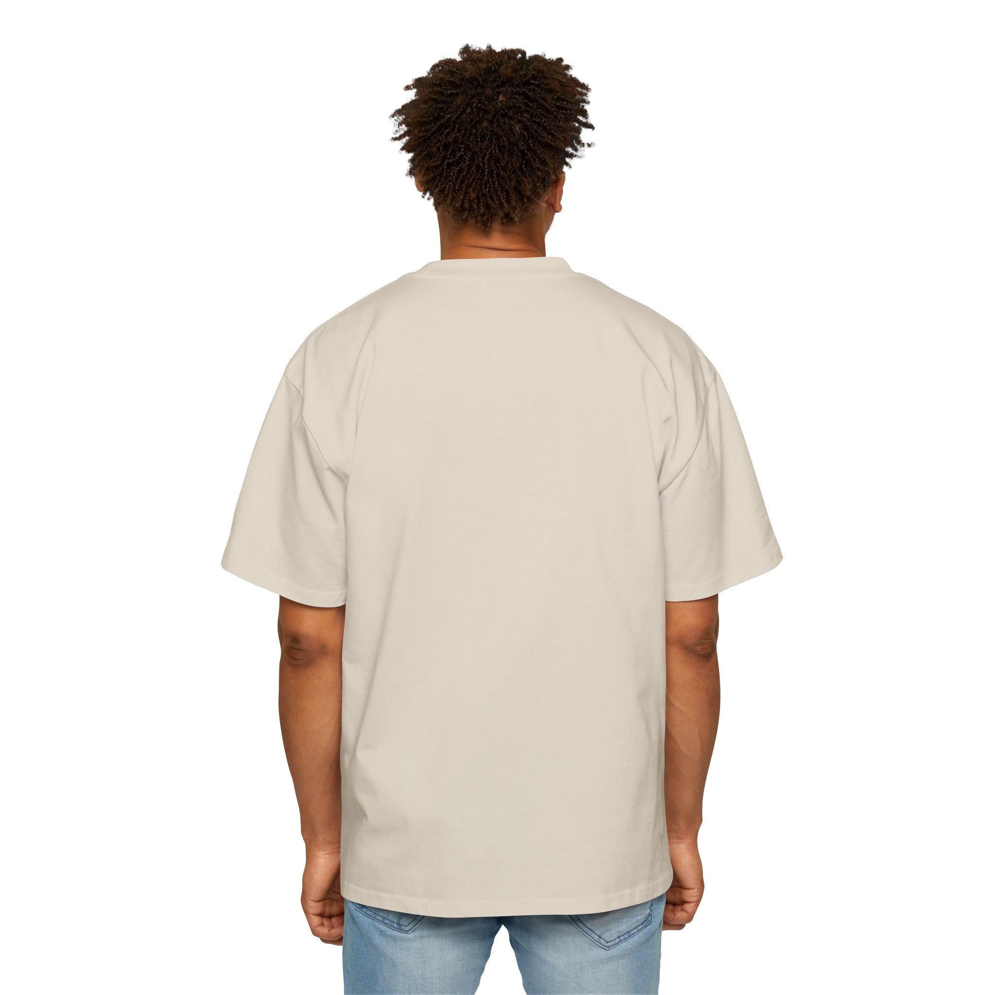 Plain unisex oversized tee