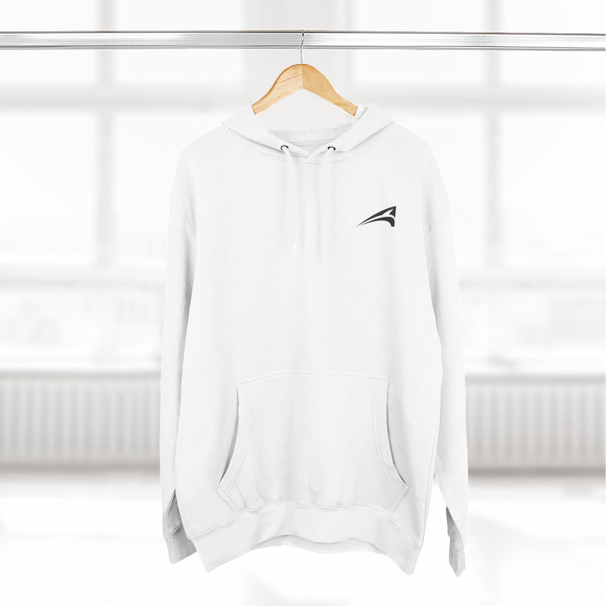 Plain unisex hoodie