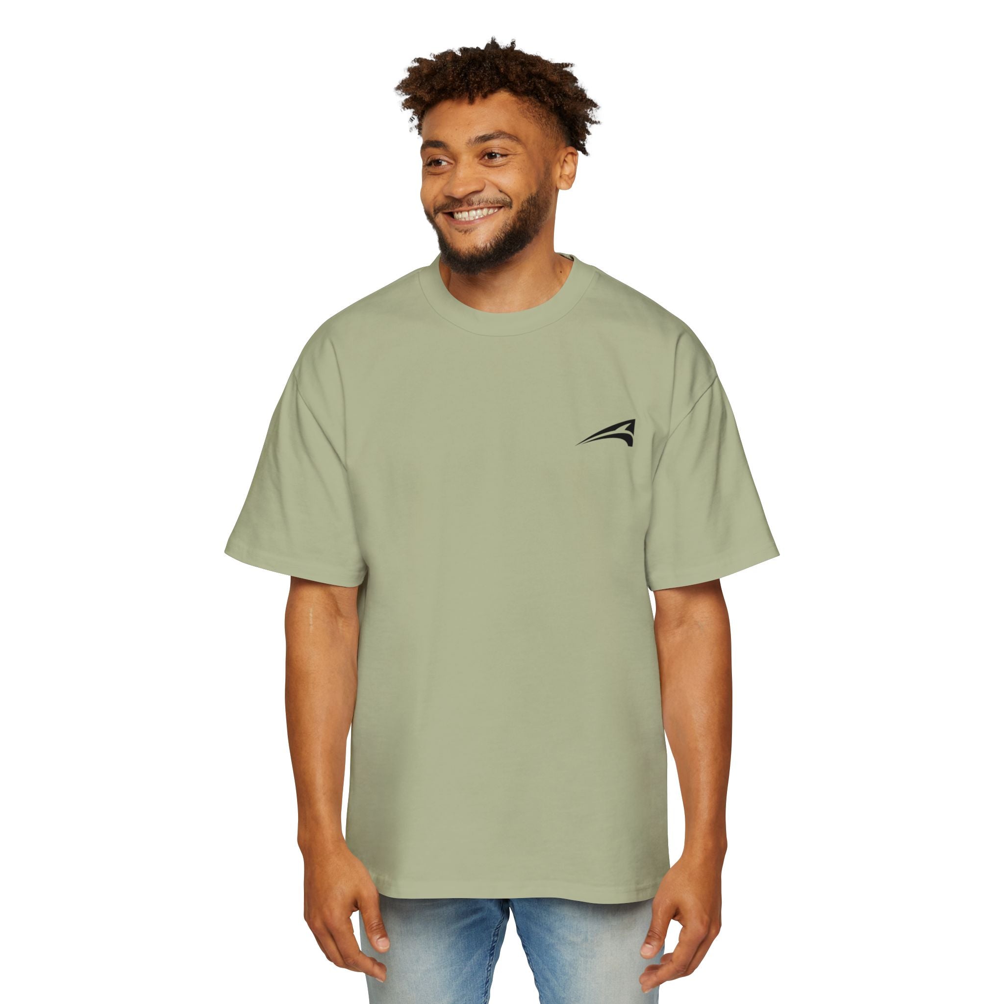 Plain unisex oversized tee
