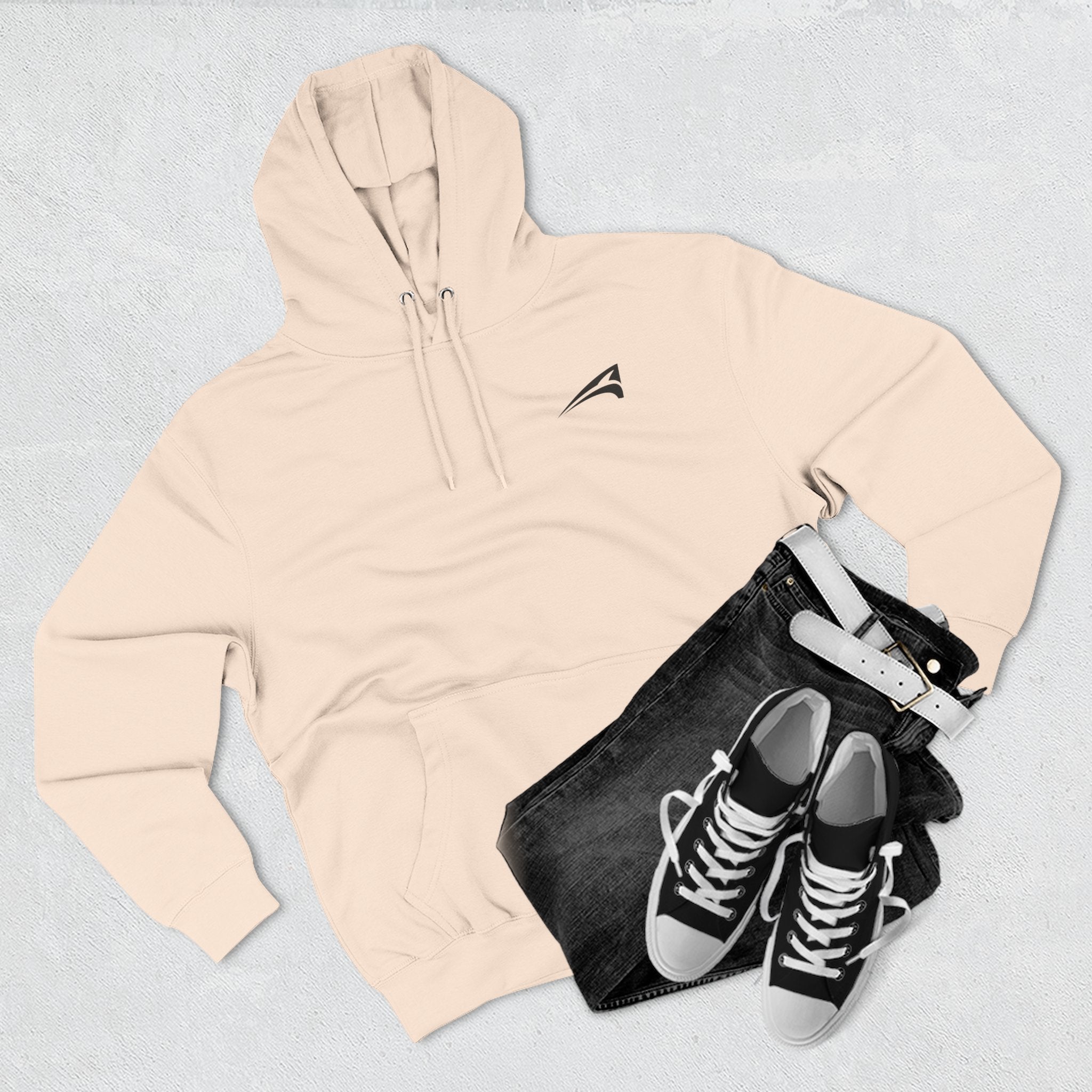 Plain unisex hoodie