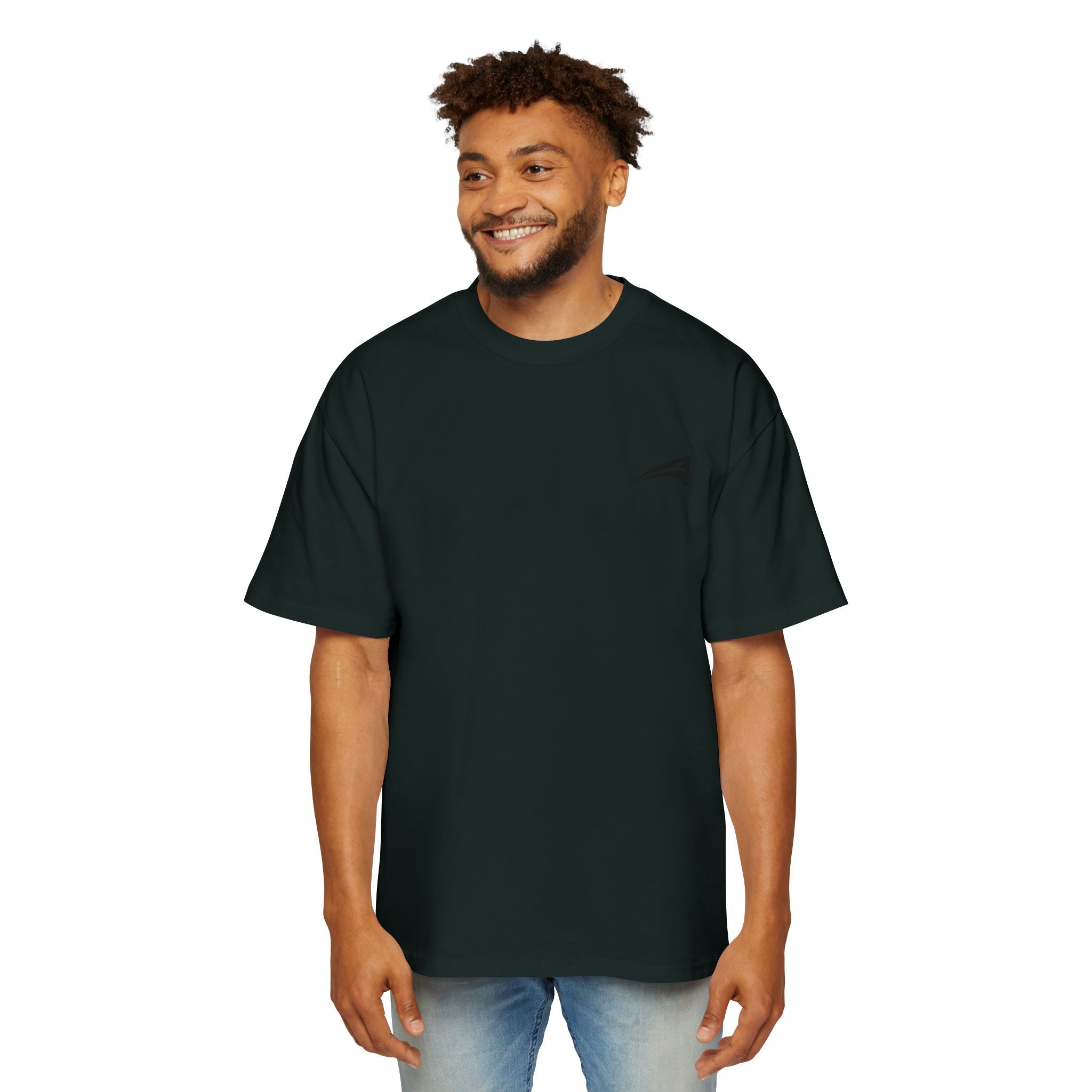 Plain unisex oversized tee