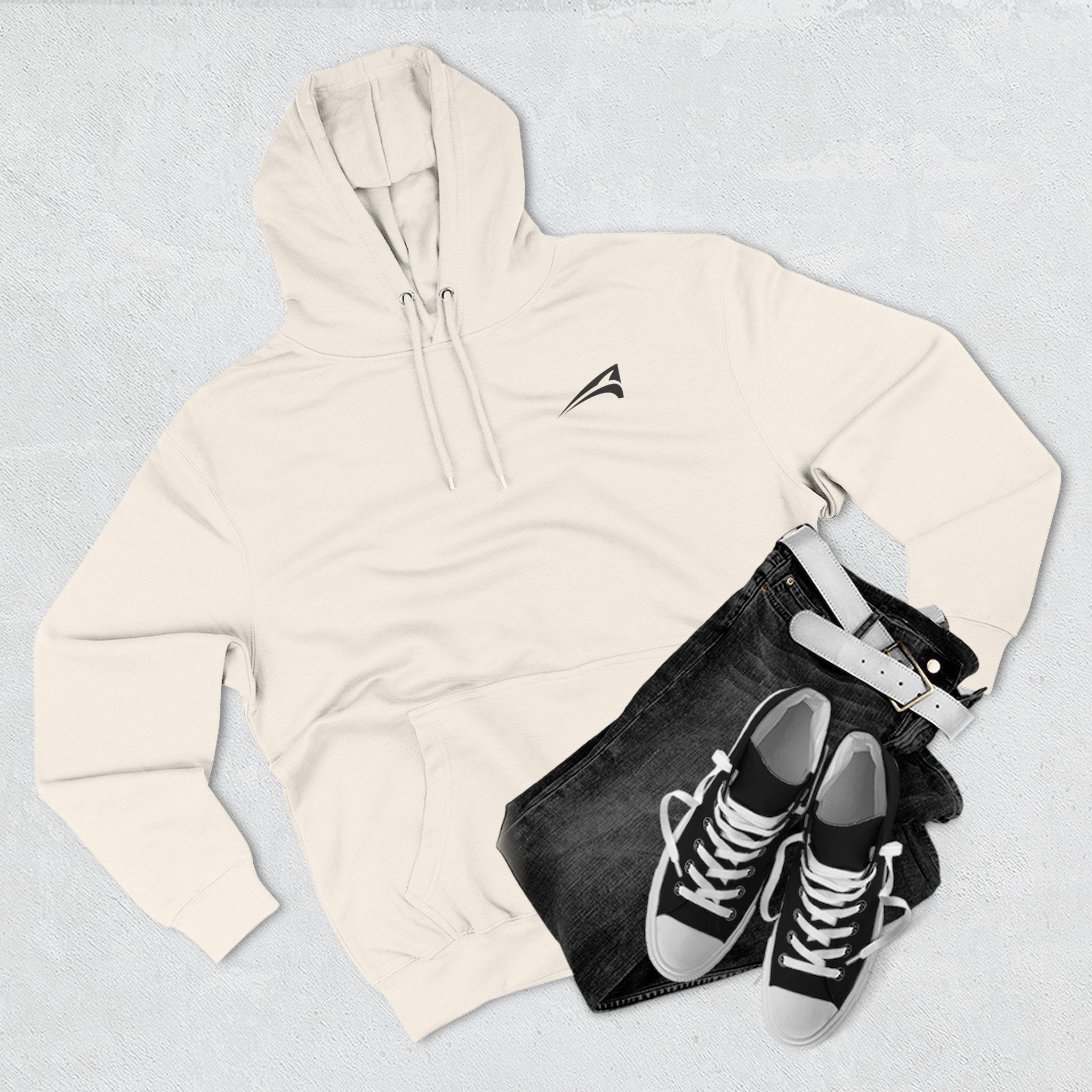 Plain unisex hoodie