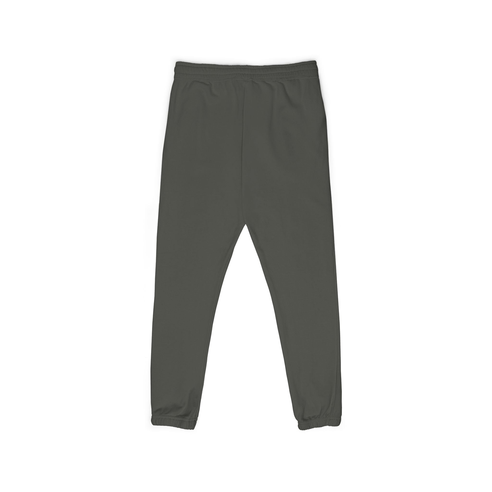 Ember Wave Sweatpants — Minimal Wave Logo Fleece Joggers