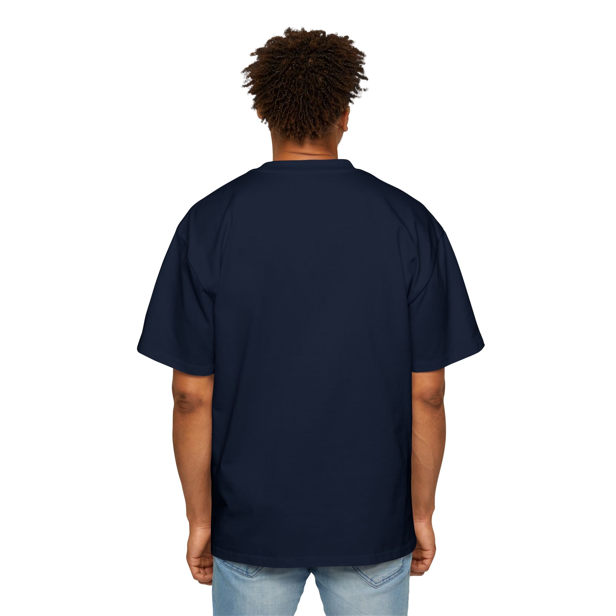 Plain unisex oversized tee