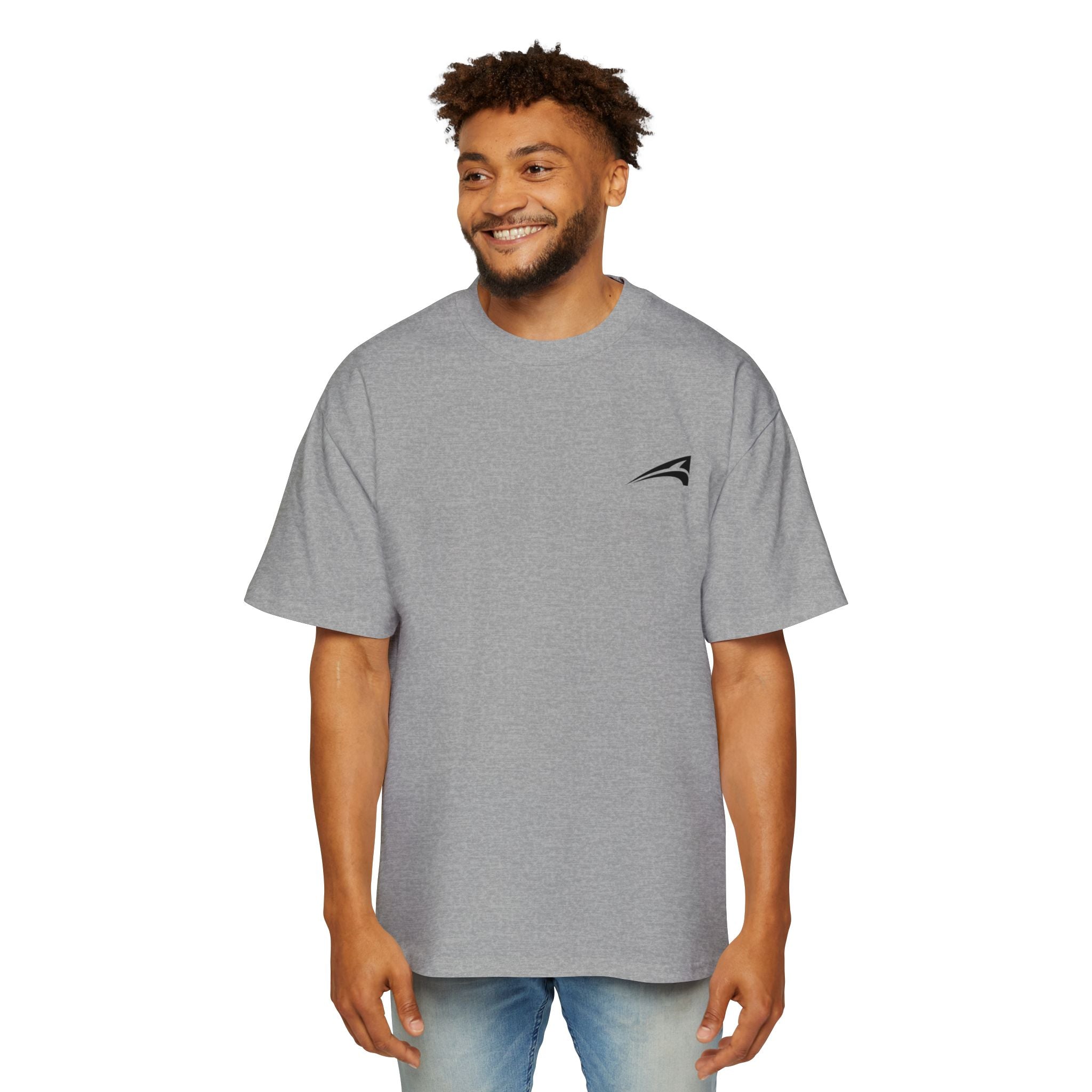 Plain unisex oversized tee