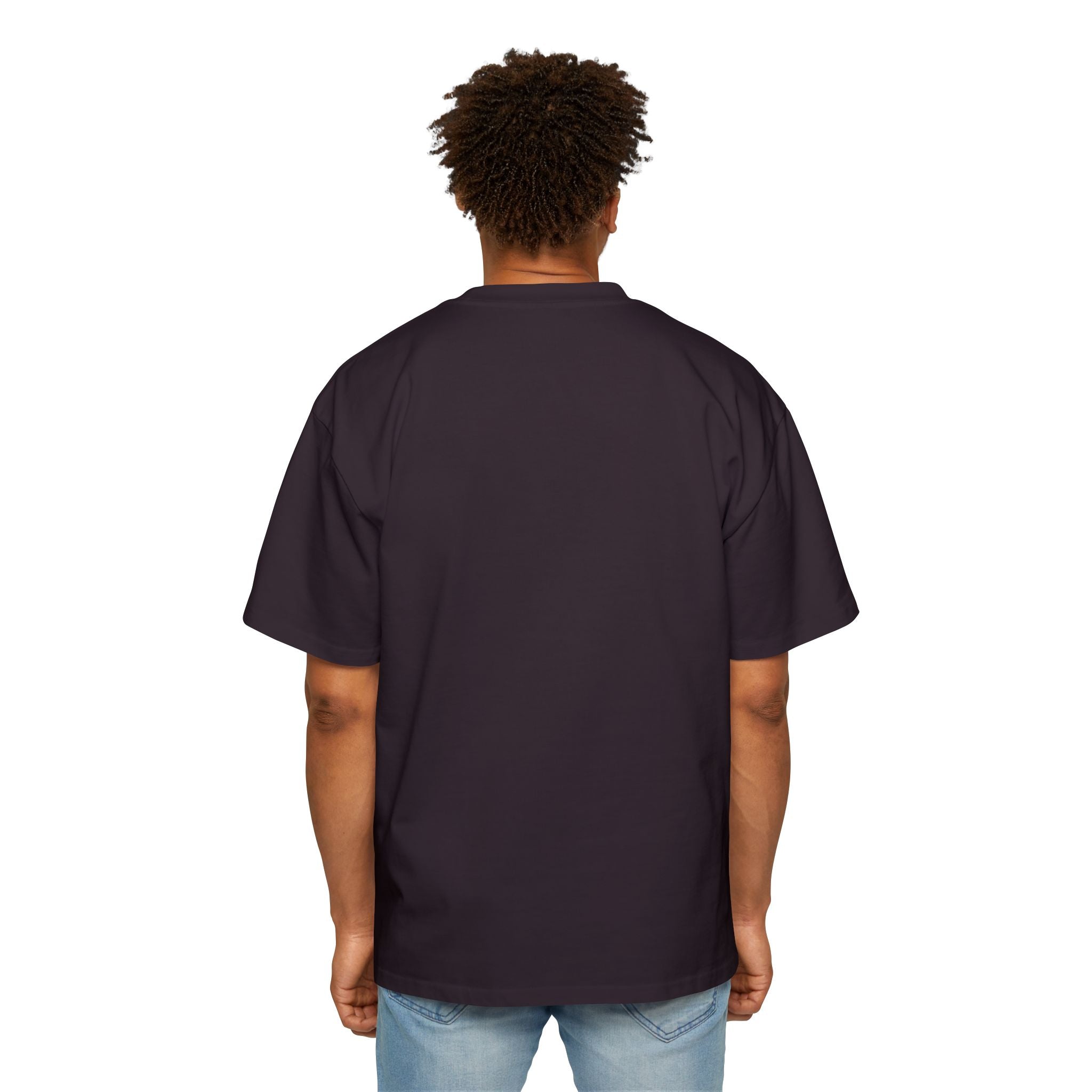 Plain unisex oversized tee