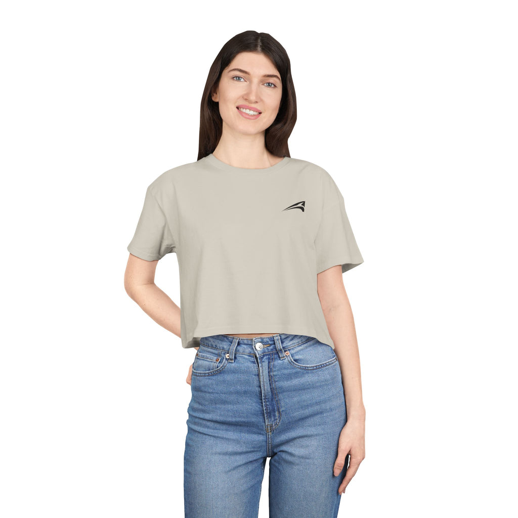 Plain women's crop tee