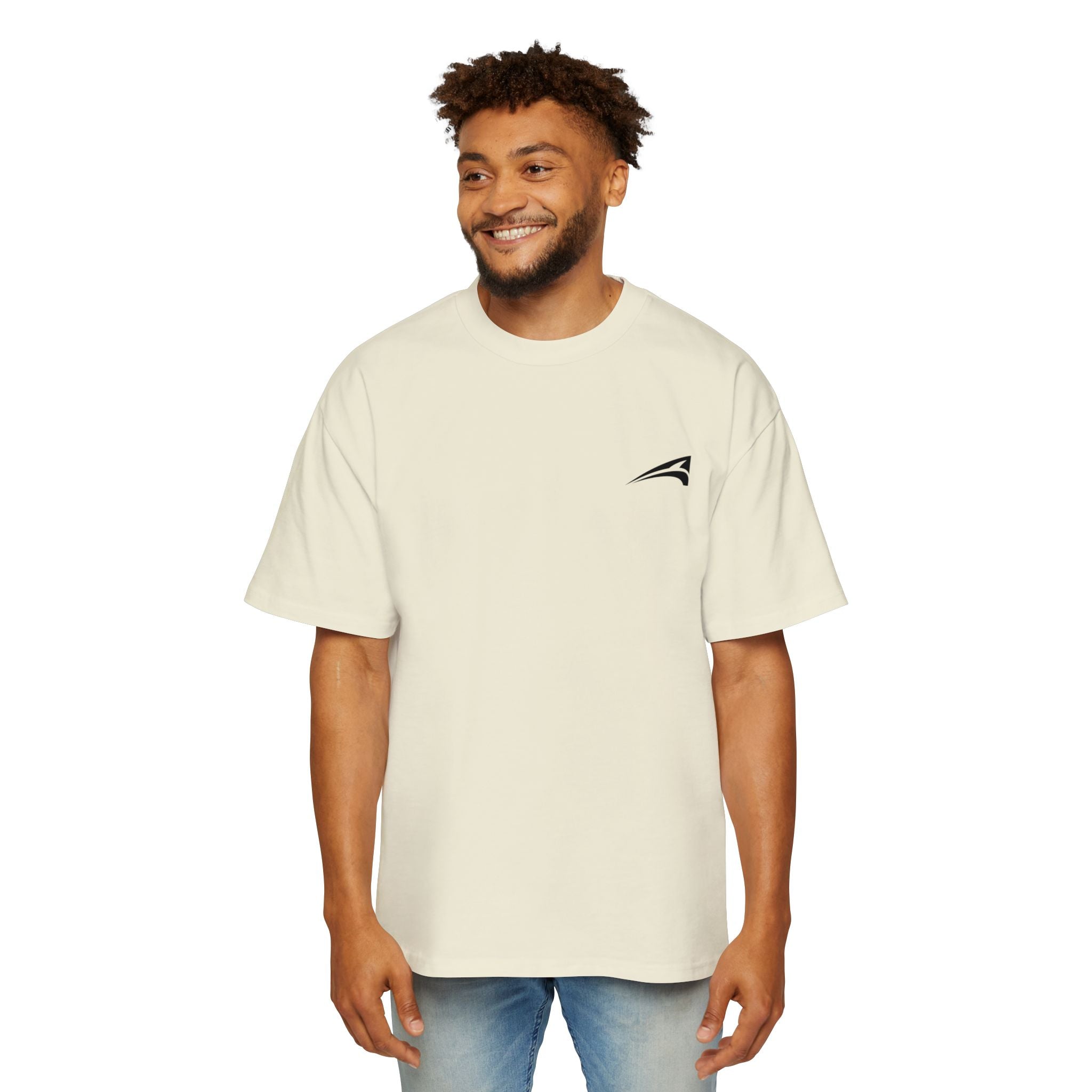 Plain unisex oversized tee