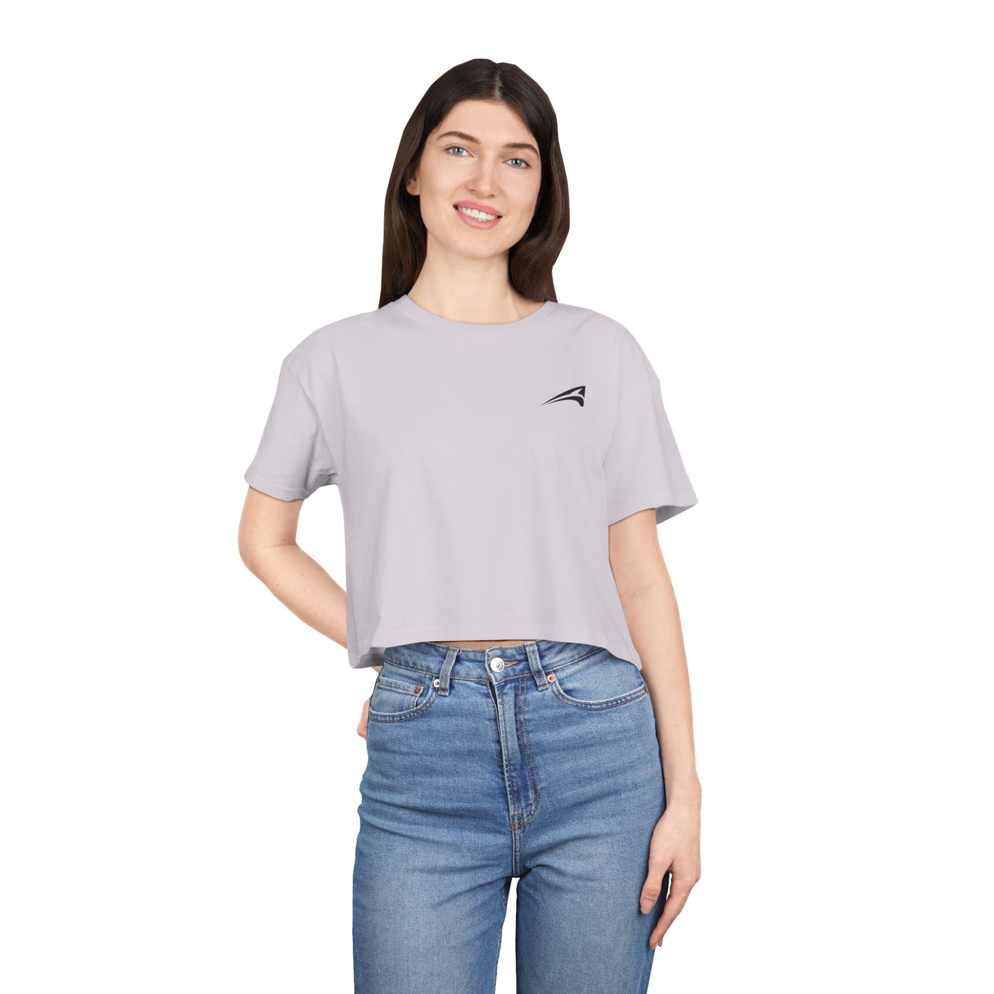 Plain women's crop tee
