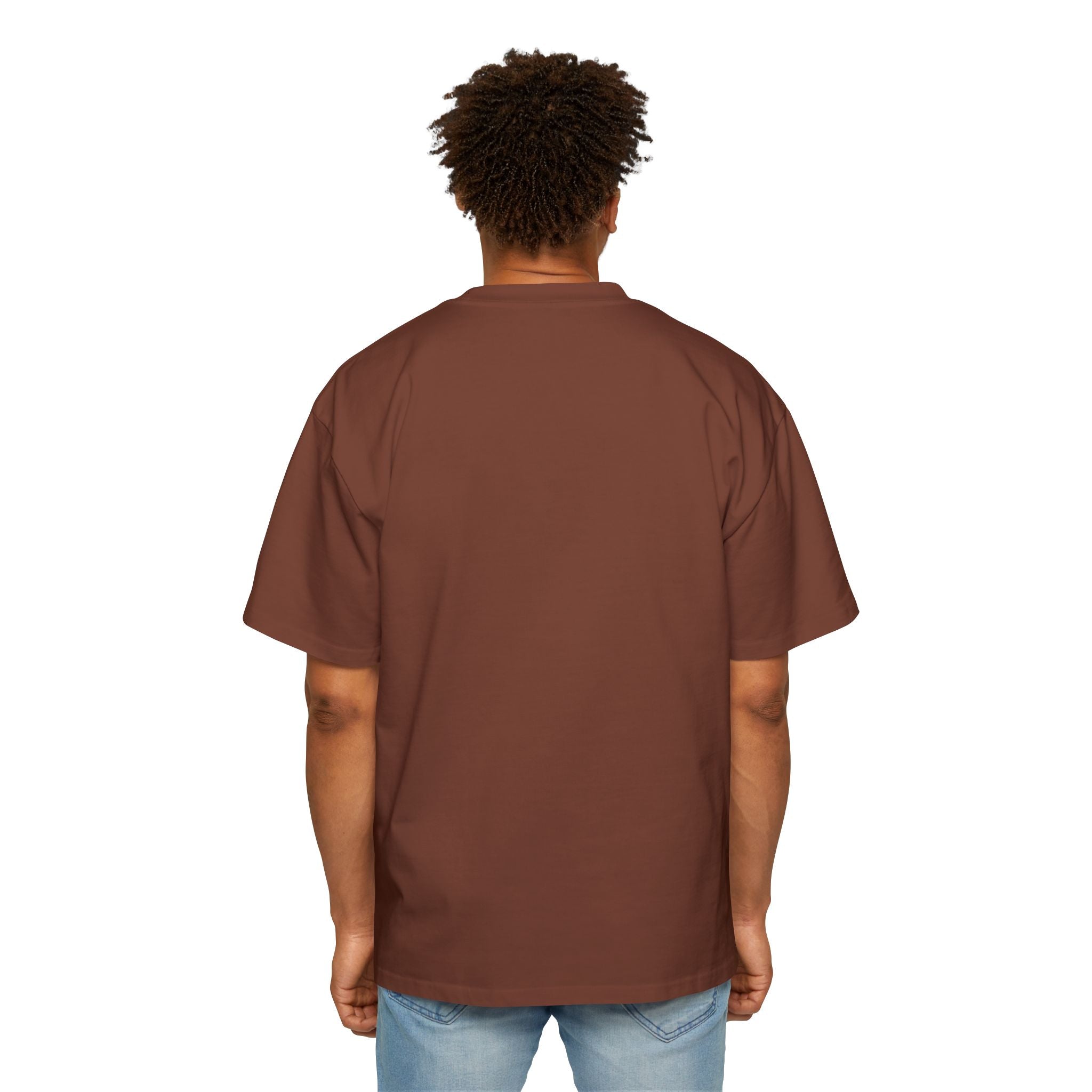 Plain unisex oversized tee