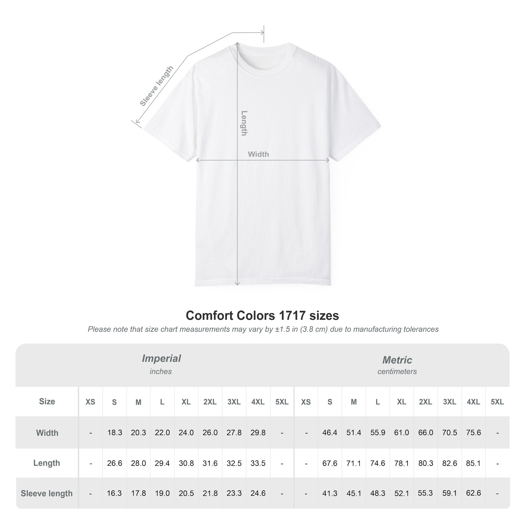 Plain unisex t-shirt