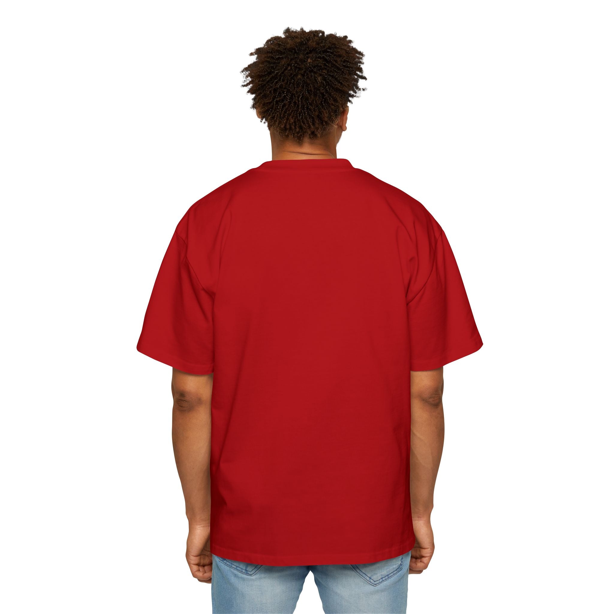 Plain unisex oversized tee