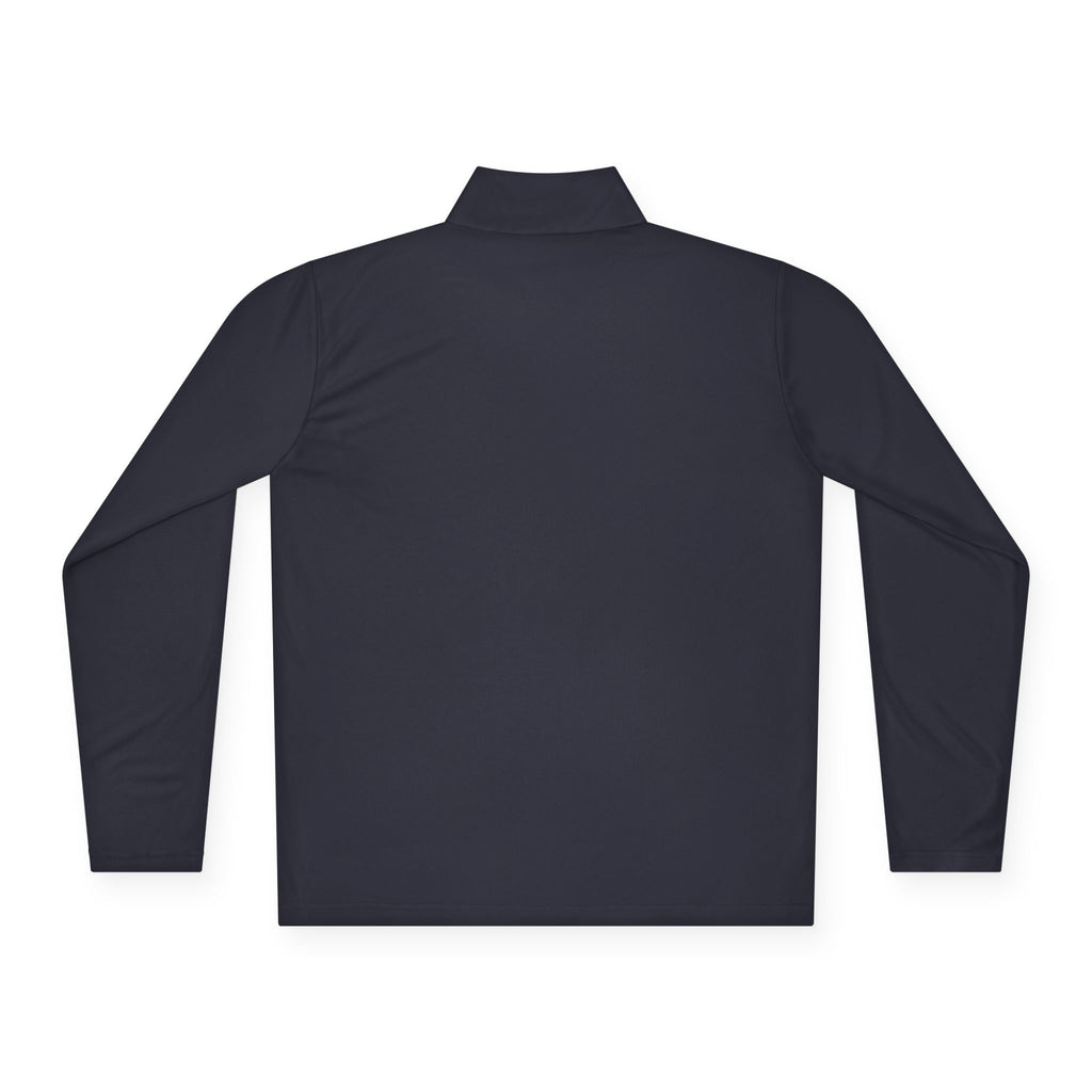 Plain unisex quarter zip pullover