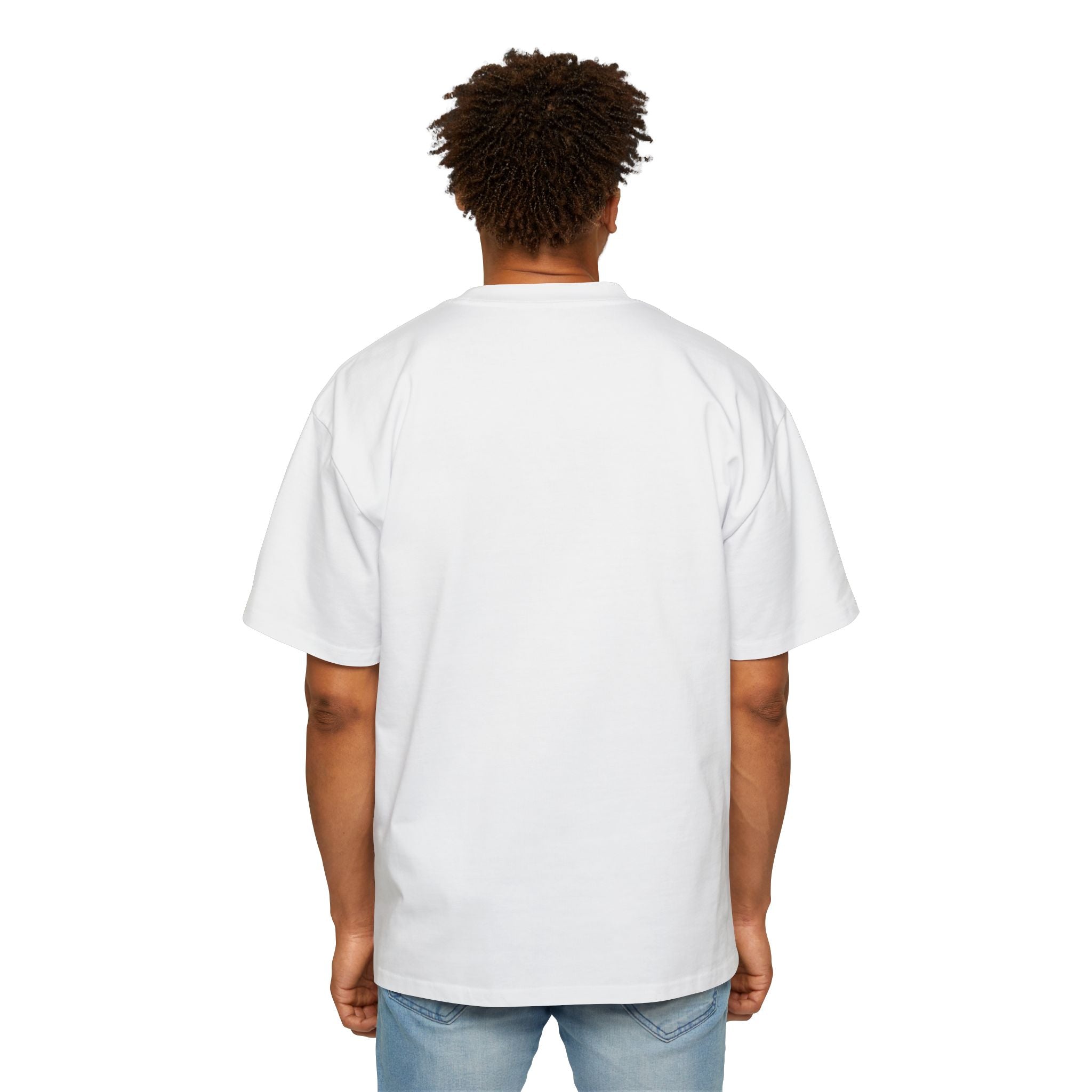 Plain unisex oversized tee
