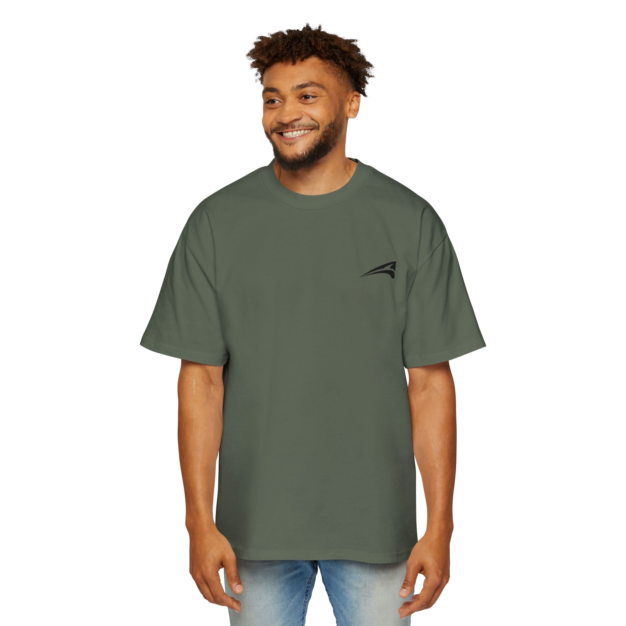 Plain unisex oversized tee
