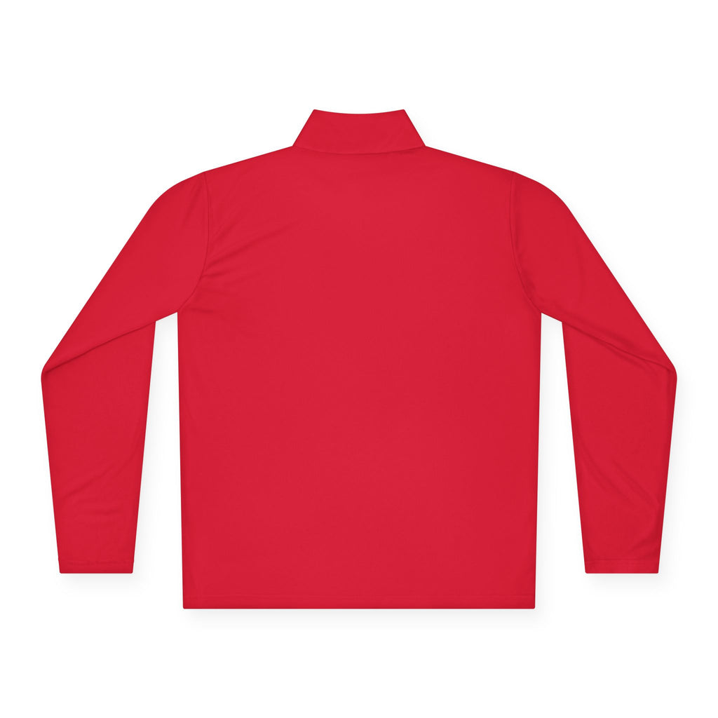 Plain unisex quarter zip pullover