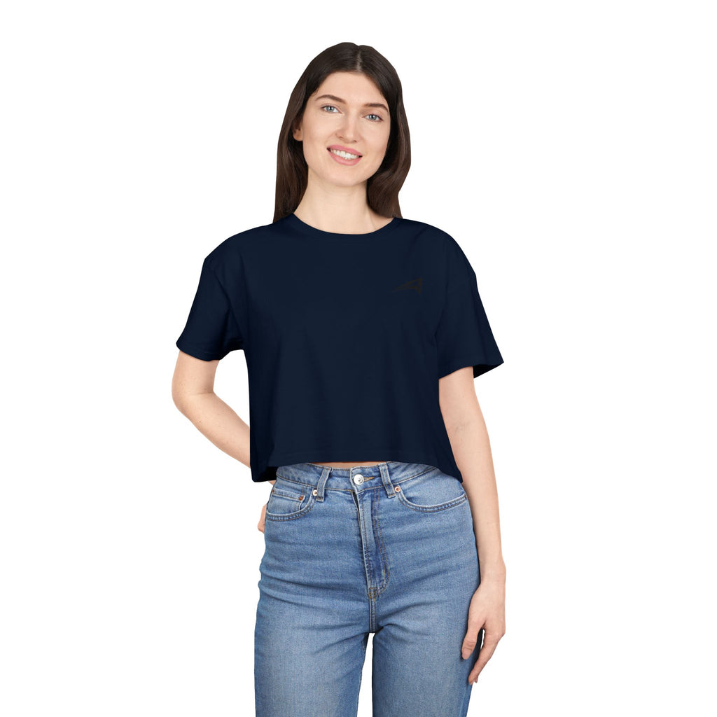 Plain women's crop tee