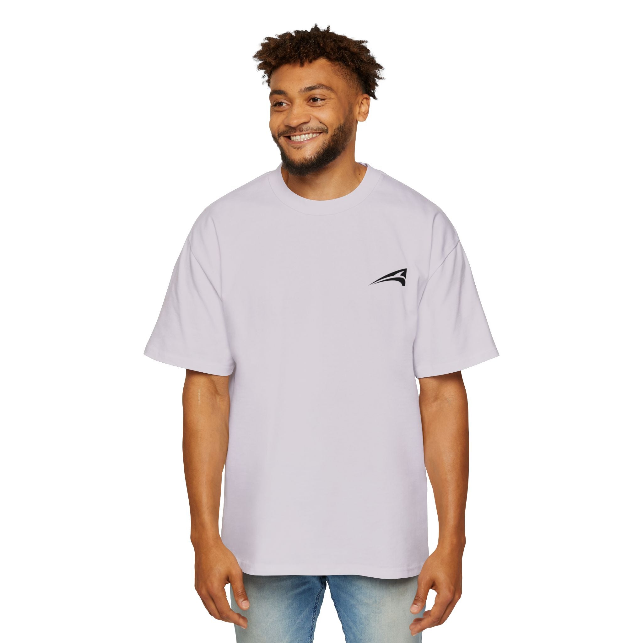 Plain unisex oversized tee
