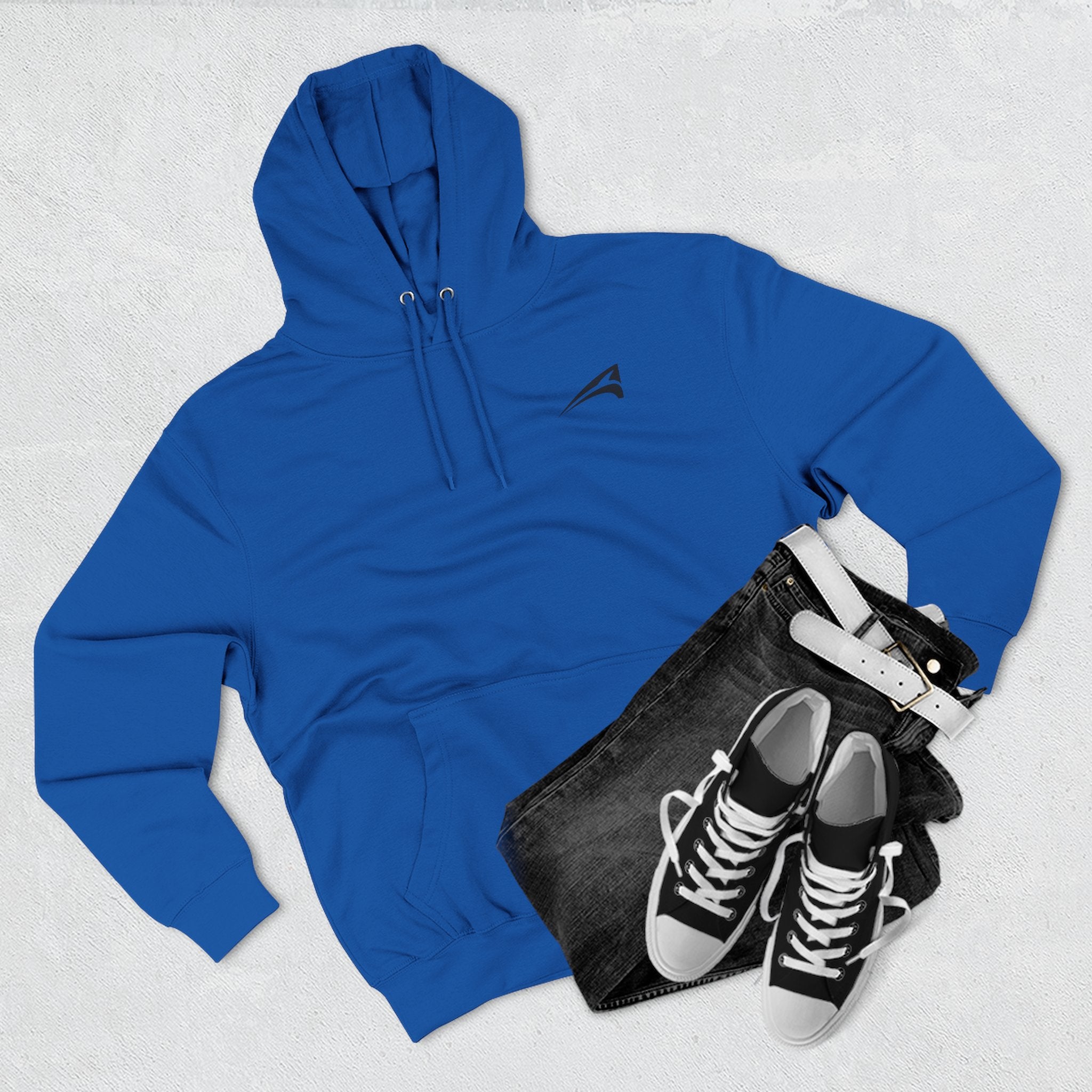Plain unisex hoodie