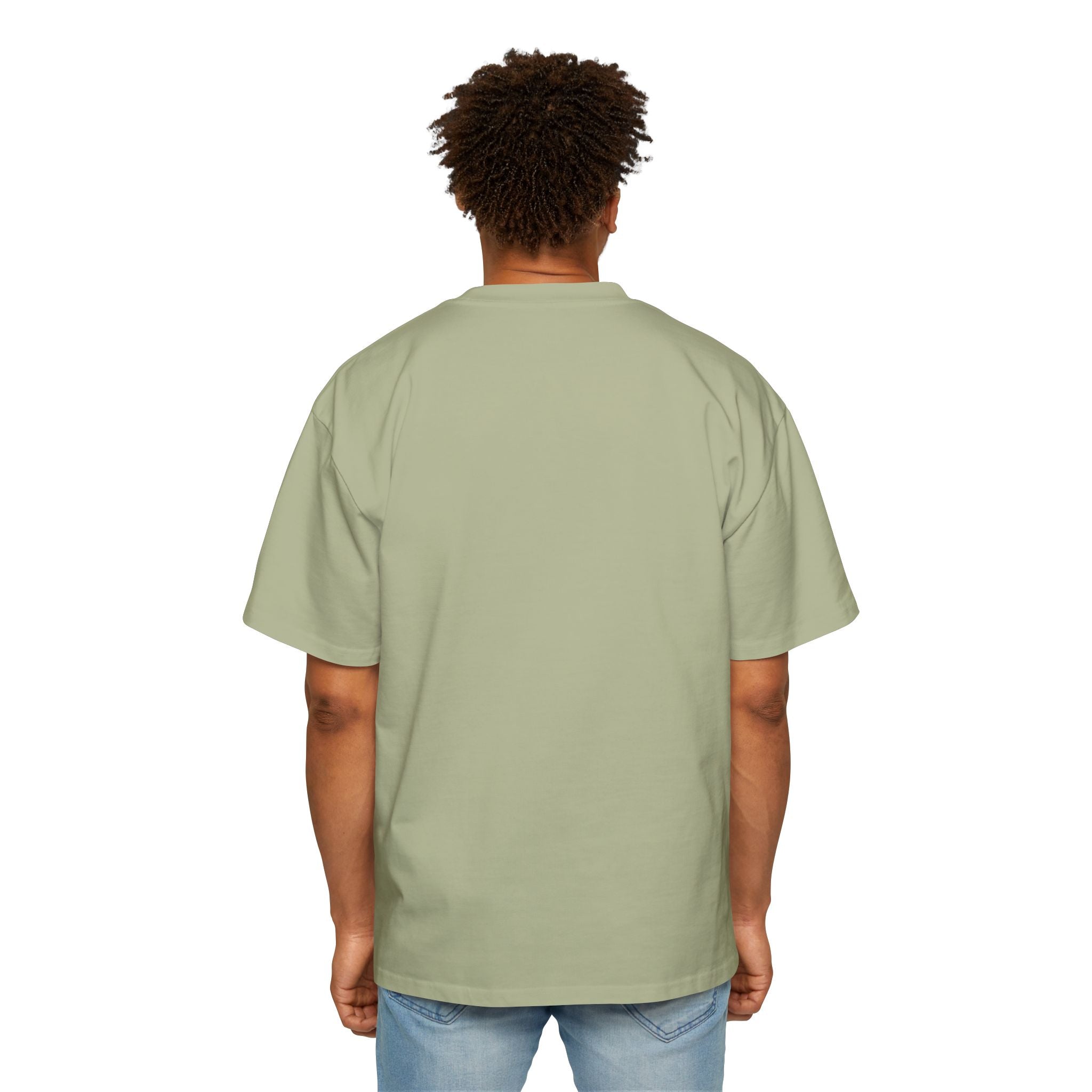 Plain unisex oversized tee