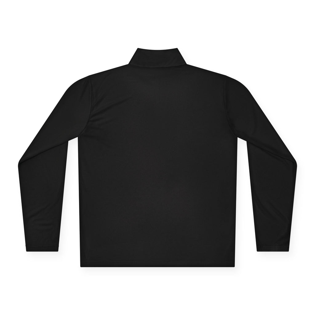 Plain unisex quarter zip pullover