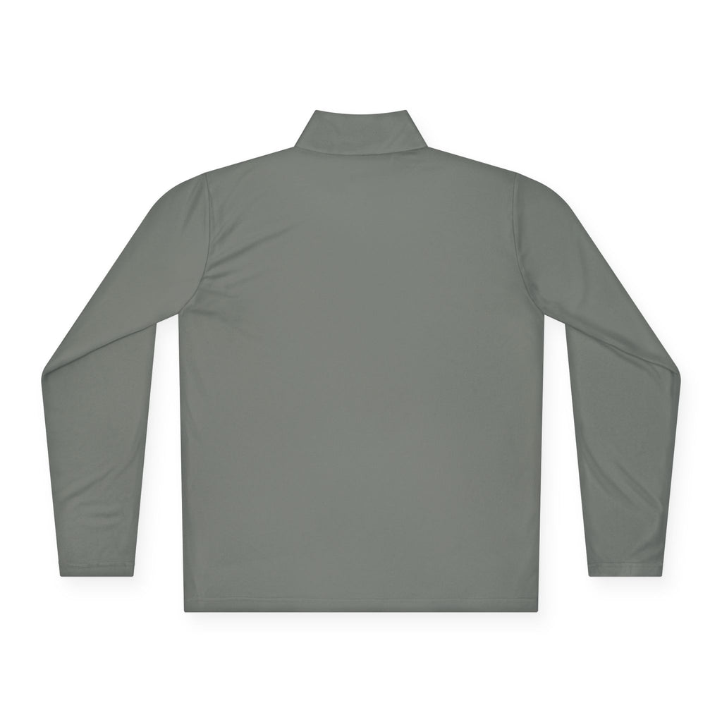 Plain unisex quarter zip pullover