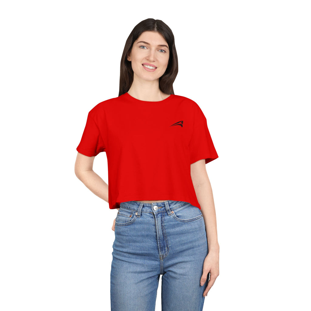 Plain women's crop tee