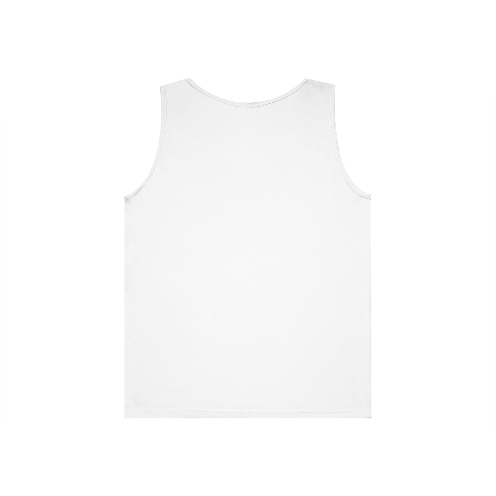 Minimal Logo Tank Top — Small Chest Emblem, Casual Summer Tee